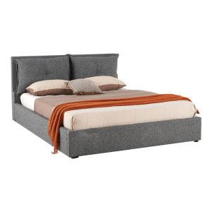 Двойно легло Dorma с място за съхранение, антрацит, плат 160x200 см