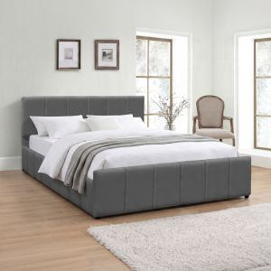Двойно легло Doulia антрацит кадифе 150x200см