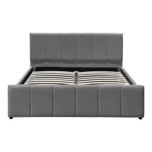 Двойно легло Doulia антрацит кадифе 150x200см