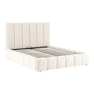 Двойно легло Ferena екрю плат с място за съхранение 160x200см