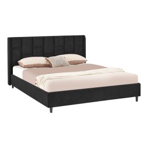 Двойно легло Sensa черен плат 160x200см