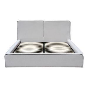 Двойно легло Zento сиво-бежов плат 160x200см