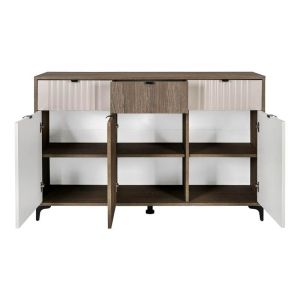 Луксозен комод бюфет Aura Tobacco cashmere- цвят тютюн с кашмир 68X40X152СМ
