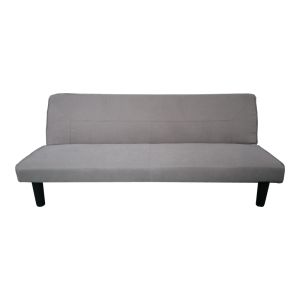 Разтегателен диван Kedran 3-местен, сив, плат 166x75.5x70см