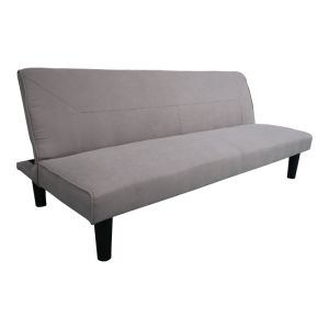 Разтегателен диван Kedran 3-местен, сив, плат 166x75.5x70см