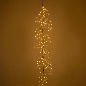 Светещ гирлянд 180см с 180 топло бели Led на електричество IP20