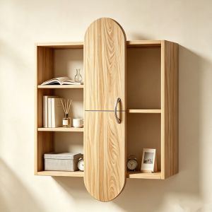 Стенен рафт Jonna sonoma MDF 60x10x80см