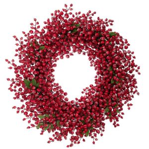 Червен венец с берис φ73см
