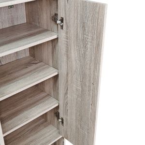 Шкаф за обувки Lemba sonoma 80x33x120см