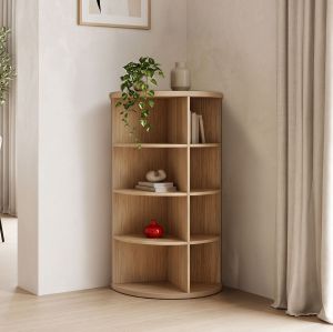 Ъглов рафт Benzal sonoma MDF 80x30x120см