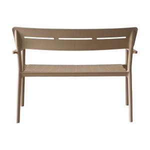Двуместна пейка Cadrin капучино PP 117x60x83см