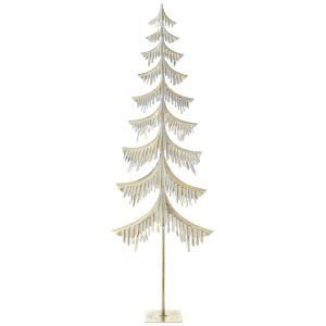 X'MAS METAL TREE CHAMPAGNE 100 CM