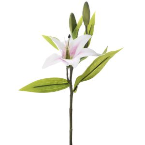 ИЗКУСТВЕНА КЛОНКА ЛИЛИЯ BRANCH TIGER LILY PINK 50CM