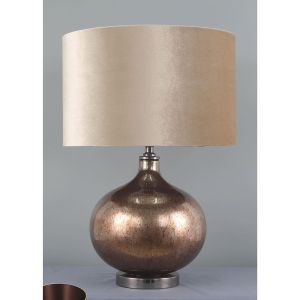 DECO GLASS TABLE LAMP Φ40x60CM